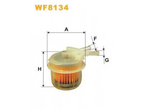 WIX FILTERS WF8134 kuro filtras 
 Techninės priežiūros dalys -> Papildomas remontas
2330087216, 2330087216LOC, 74202300