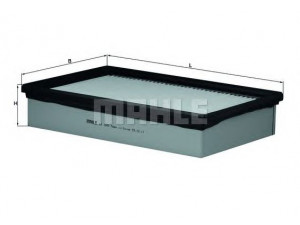 KNECHT LX 1943 oro filtras 
 Filtrai -> Oro filtras
0K55223603A, OK55223603A