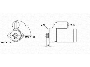 MAGNETI MARELLI 943241043010 starteris 
 Elektros įranga -> Starterio sistema -> Starteris
2810055010, 2810064010, 2810064010ES