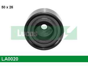 LUCAS ENGINE DRIVE LA0020 kreipiantysis skriemulys, V formos rumbuotas diržas 
 Diržinė pavara -> V formos rumbuotas diržas/komplektas -> Laisvasis/kreipiamasis skriemulys
