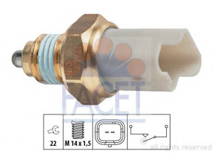 FACET 7.6218 jungiklis, atbulinės eigos žibintas 
 Elektros įranga -> Šviesų jungikliai/relės/valdymas -> Šviesų jungiklis/svirtis
2257 43, 2257 52, 2257 59, 96 629 066 80