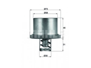 MAHLE ORIGINAL THD 2 89 termostatas, aušinimo skystis 
 Aušinimo sistema -> Termostatas/tarpiklis -> Thermostat
948 106 125 01