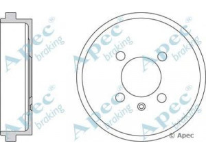 APEC braking DRM9932 stabdžių būgnas 
 Stabdžių sistema -> Būgninis stabdys -> Stabdžių būgnas
6X0609617