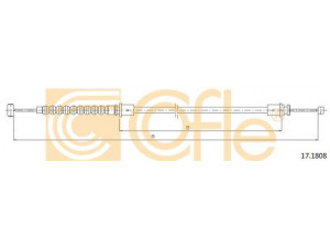 COFLE 17.1808 trosas, stovėjimo stabdys
4641035121