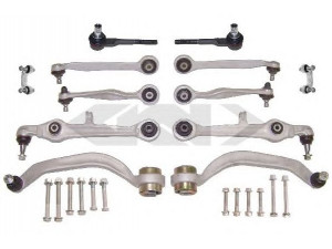 SPIDAN 50966 pakabos komplektas 
 Ašies montavimas/vairavimo mechanizmas/ratai -> Valdymo svirtis/pasukamosios svirties sujungimas -> Vairo trauklės (valdymo svirtis, išilginis balansyras, diago
4F0 419 811 C S3, 4F0 419 811 D S3
