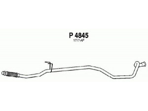 FENNO P4845 išleidimo kolektorius 
 Išmetimo sistema -> Išmetimo vamzdžiai
1717-AP