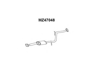 VENEPORTE MZ47048 priekinis duslintuvas 
 Išmetimo sistema -> Duslintuvas
B68540300B, B6E540300C, BP1440300