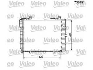 VALEO 732451 radiatorius, variklio aušinimas 
 Aušinimo sistema -> Radiatorius/alyvos aušintuvas -> Radiatorius/dalys
2025005103, 2025005203