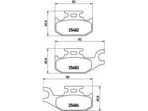 HELLA 8DB 355 019-831 stabdžių trinkelių rinkinys, diskinis stabdys 
 Techninės priežiūros dalys -> Papildomas remontas
410607103R, 410607828R
