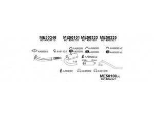 VENEPORTE 500211 išmetimo sistema