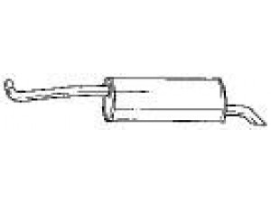AKS DASIS SG20610 galinis duslintuvas 
 Išmetimo sistema -> Duslintuvas
1726K6