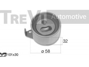 TREVI AUTOMOTIVE KD1485 paskirstymo diržo komplektas 
 Techninės priežiūros dalys -> Papildomas remontas