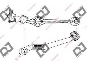 DJ PARTS DA1515 vikšro valdymo svirtis 
 Ašies montavimas/vairavimo mechanizmas/ratai -> Valdymo svirtis/pasukamosios svirties sujungimas -> Vairo trauklės (valdymo svirtis, išilginis balansyras, diago
86AB3079A1A, T81AB3079BF