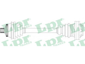 LPR DS51117 kardaninis velenas 
 Ratų pavara -> Kardaninis velenas
7D0407271A