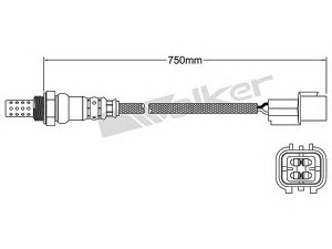 WALKER PRODUCTS 250-24780 lambda jutiklis 
 Variklis -> Variklio elektra
39210 02610, 39210 02620, 3921002640