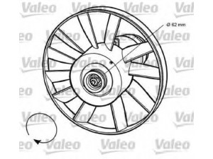 VALEO 696032 ventiliatorius, radiatoriaus 
 Aušinimo sistema -> Oro aušinimas
1H0959455AD