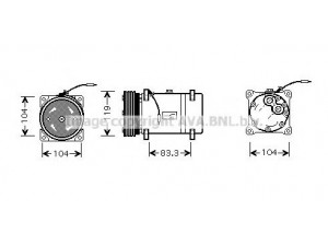 AVA QUALITY COOLING UVK078 kompresorius, oro kondicionierius