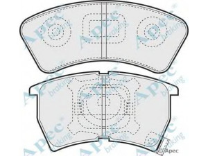 APEC braking PAD510 stabdžių trinkelių rinkinys, diskinis stabdys 
 Techninės priežiūros dalys -> Papildomas remontas
BG1249280