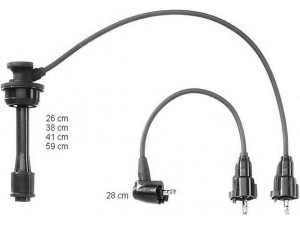 BERU ZEF925 uždegimo laido komplektas 
 Kibirkšties / kaitinamasis uždegimas -> Uždegimo laidai/jungtys
90919-21591