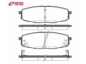 METZGER 1038.02 stabdžių trinkelių rinkinys, diskinis stabdys 
 Techninės priežiūros dalys -> Papildomas remontas
0K2JA-33-28Z, 0K2JA-33-28ZA, K2JA-33-28Z