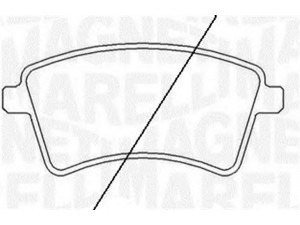 MAGNETI MARELLI 363916060662 stabdžių trinkelių rinkinys, diskinis stabdys 
 Techninės priežiūros dalys -> Papildomas remontas
410605649R, 7701210174