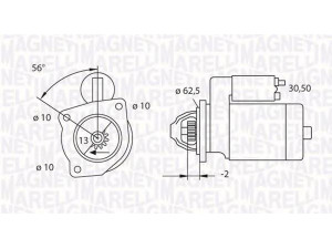 MAGNETI MARELLI 063523624010 starteris 
 Elektros įranga -> Starterio sistema -> Starteris
71782400, M000T86081, M000T86081AM