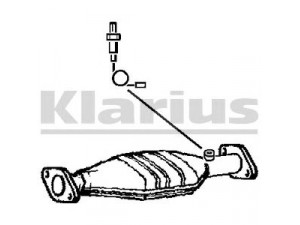 KLARIUS 311791 katalizatoriaus keitiklis 
 Išmetimo sistema -> Katalizatoriaus keitiklis
30873378