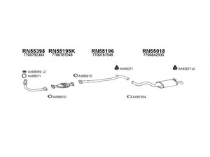 VENEPORTE 550227 išmetimo sistema