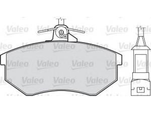 VALEO 598017 stabdžių trinkelių rinkinys, diskinis stabdys 
 Techninės priežiūros dalys -> Papildomas remontas
431698151D, 431698151F, 431698151G