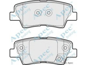 APEC braking PAD1764 stabdžių trinkelių rinkinys, diskinis stabdys 
 Techninės priežiūros dalys -> Papildomas remontas
583023QA10