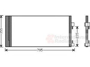 VAN WEZEL 43005430 kondensatorius, oro kondicionierius 
 Oro kondicionavimas -> Kondensatorius
921100002R