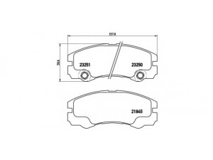 BREMBO P 59 033 stabdžių trinkelių rinkinys, diskinis stabdys 
 Techninės priežiūros dalys -> Papildomas remontas
1605002, 1605084, 93169003, 97201441