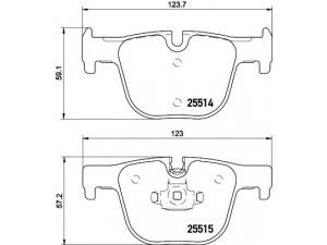 HELLA PAGID 8DB 355 019-781 stabdžių trinkelių rinkinys, diskinis stabdys 
 Techninės priežiūros dalys -> Papildomas remontas
34206799813, 34216850570