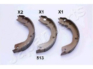 JAPANPARTS GF-513AF stabdžių trinkelių komplektas, stovėjimo stabdis 
 Stabdžių sistema -> Rankinis stabdys
MN150861, MN186248, MR535718
