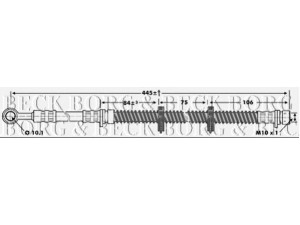 BORG & BECK BBH6667 stabdžių žarnelė 
 Stabdžių sistema -> Stabdžių žarnelės
SHB000580, SHB000581, SHB000590