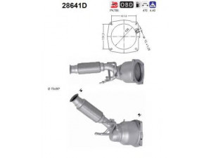 AS 28641D katalizatoriaus keitiklis 
 Išmetimo sistema -> Katalizatoriaus keitiklis
1731RG, 1731TJ, 1731RG, 1731TJ