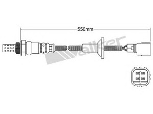 WALKER PRODUCTS 250-24684 lambda jutiklis 
 Variklis -> Variklio elektra
89465 30710