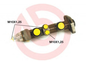 BREMBO M 85 030 pagrindinis cilindras, stabdžiai 
 Stabdžių sistema -> Pagrindinis stabdžių cilindras
4394440, 7613104, 790513, 793148