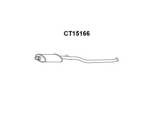 VENEPORTE CT15166 vidurinis duslintuvas 
 Išmetimo sistema -> Duslintuvas
171774, 171775