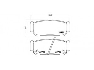 BREMBO P 30 057 stabdžių trinkelių rinkinys, diskinis stabdys 
 Techninės priežiūros dalys -> Papildomas remontas
48413091A0, 48413091A1, 4841321A10