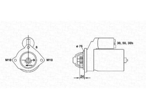 MAGNETI MARELLI 063222035010 starteris 
 Elektros įranga -> Starterio sistema -> Starteris
029953, 12411287788, 12411288166