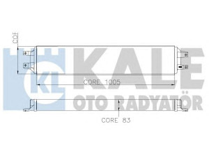 KALE OTO RADYATÖR 295200 alyvos aušintuvas, variklio alyva 
 Aušinimo sistema -> Radiatorius/alyvos aušintuvas -> Alyvos aušintuvas
628 500 38 00, 6285003800
