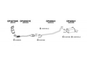 VENEPORTE 400456 išmetimo sistema 
 Išmetimo sistema -> Išmetimo sistema, visa