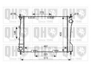 QUINTON HAZELL QER2547 radiatorius, variklio aušinimas 
 Aušinimo sistema -> Radiatorius/alyvos aušintuvas -> Radiatorius/dalys
82 00 468 913