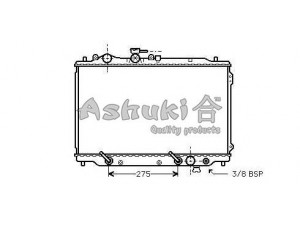 ASHUKI M554-02 radiatorius, variklio aušinimas 
 Aušinimo sistema -> Radiatorius/alyvos aušintuvas -> Radiatorius/dalys
FE4K-15-200