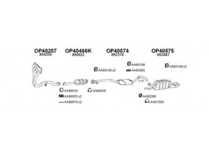 VENEPORTE 400166 išmetimo sistema 
 Išmetimo sistema -> Išmetimo sistema, visa