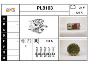 SNRA PL8163 kintamosios srovės generatorius