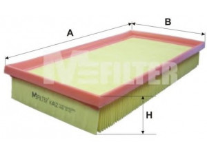 MFILTER K 462 oro filtras 
 Filtrai -> Oro filtras
03E 129 620