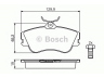 BOSCH 0 986 461 753 stabdžių trinkelių rinkinys, diskinis stabdys 
 Techninės priežiūros dalys -> Papildomas remontas
701 698 151 D, 701 698 151 E, 701 698 151 J