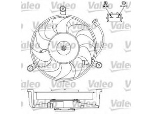 VALEO 696179 ventiliatorius, radiatoriaus 
 Aušinimo sistema -> Oro aušinimas
701959455J